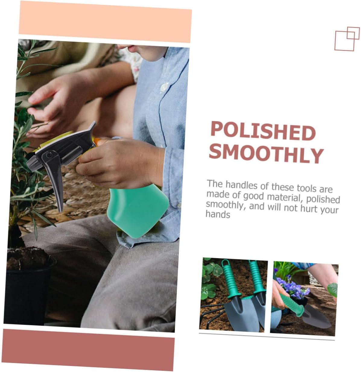 UPKOCH 1Set Multi Purpose Gardening Tool Portable Garden Shovels Rakes for Planting Flowers Vegetables Durable Lightweight with Storage Pouch for Outdoor Use