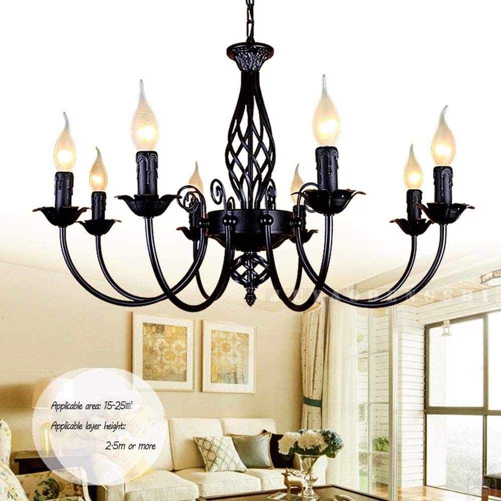 Lampa wisząca w stylu retro, metalowa, industrialna, z regulacją wysokości, E14, oświetlenie jadalni, salonu, sypialni, willi, dekoracja, lampa sufitowa, biała