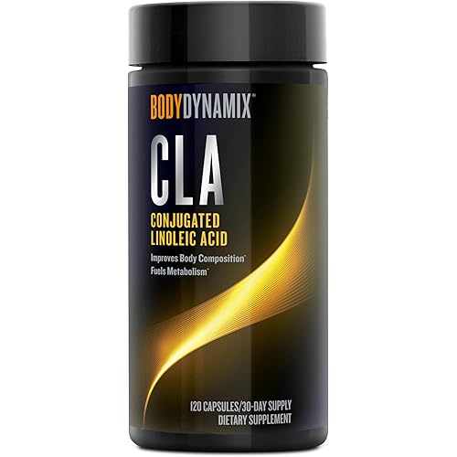 BodyDynamix CLA, Conjugated Linoleic Acid, Fuels Energy and Fat Metabolism, Improves Body Composition, 120 Count