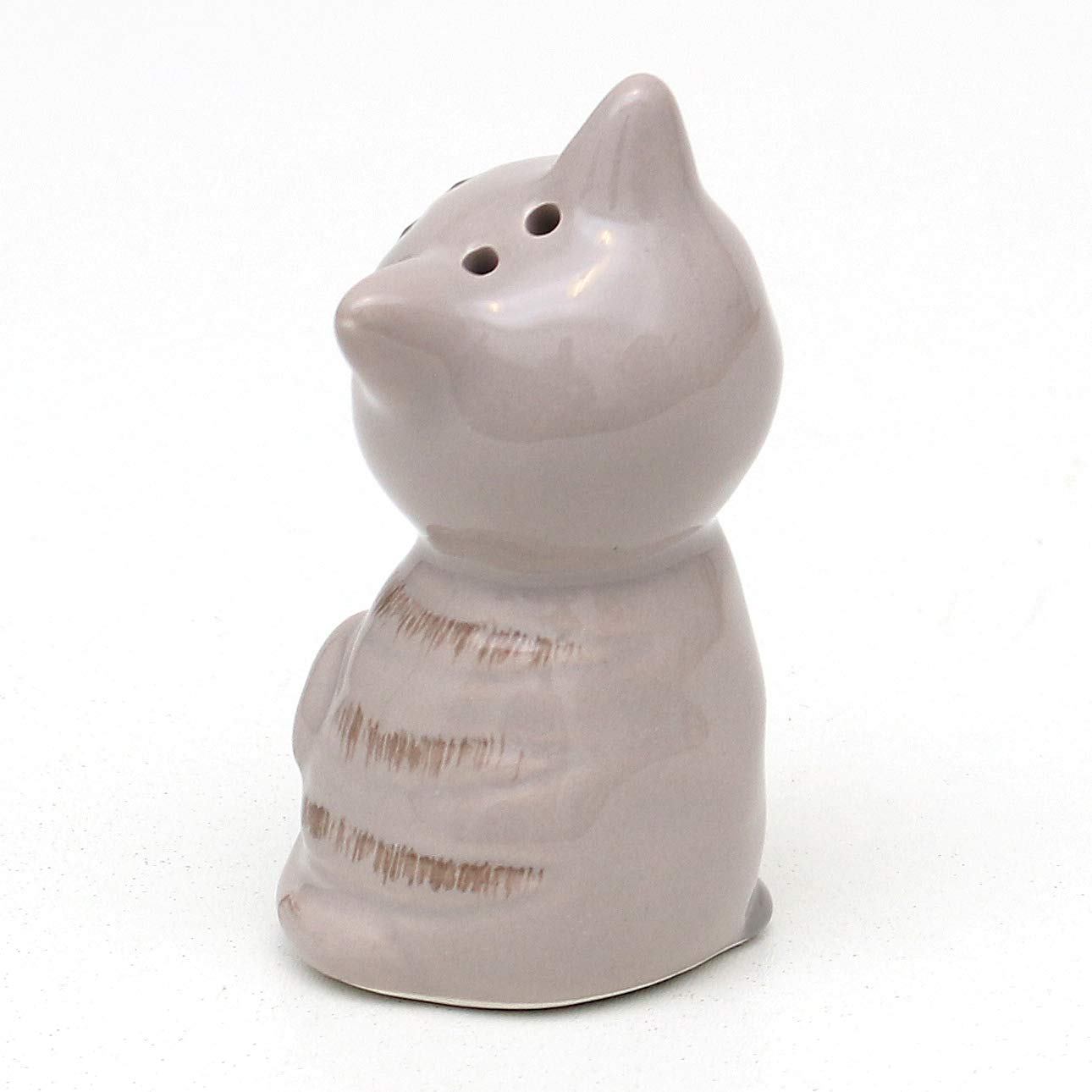 Dekohelden24 2-częściowy zestaw ceramiczny solniczka/pieprzniczka w kształcie kotów, wymiary ok. 7 x 6 x 7 cm.