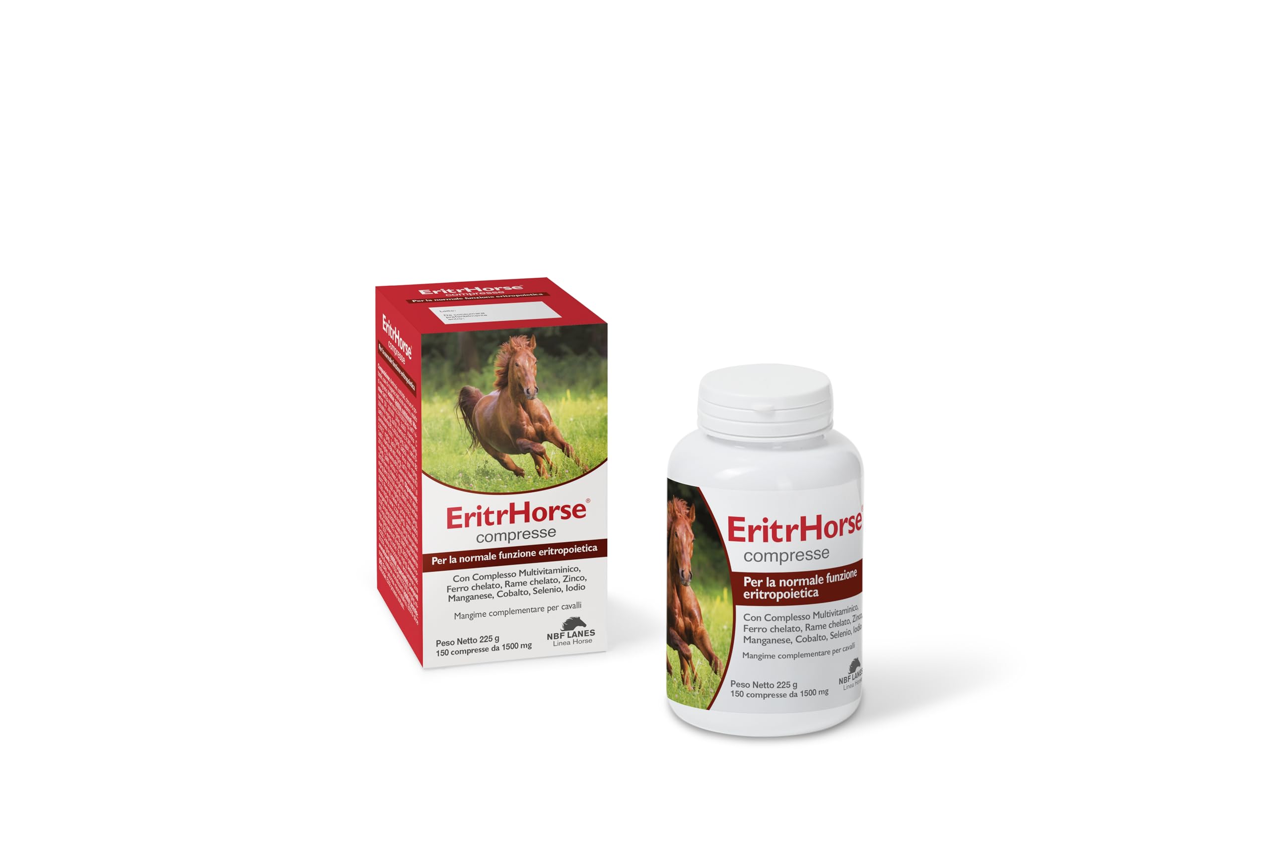 NBF Lanes | EritrHorse - Supporto per la Normale Produzione di Globuli Rossi con Multivitaminico e Minerali