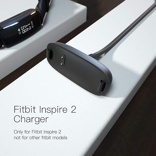 Miniatura 5 de AWINNER Cargador compatible con Fitbit Inspire 2ACE3, estación de carga para reloj inteligente, soporte de cuna, clip de carga, cable de soporte de