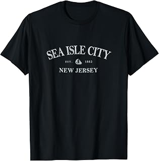 Sea Isle City New Jersey | Sea Isle City NJ Sailboat T-Shirt