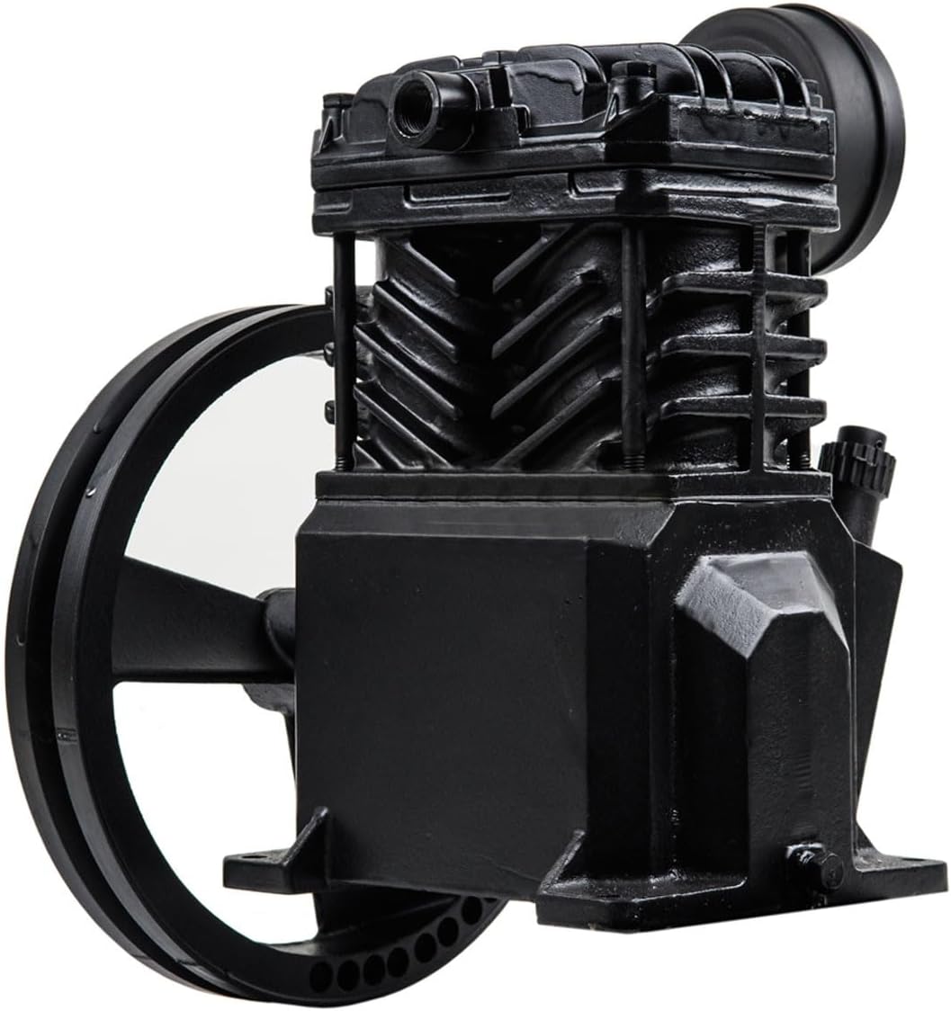 3HP Cast Iron Air Compressor Pump Replacement for Campbell Hausfeld VT4923, Compatible with Speedaire, Kobalt, Husky, Craftsman, Maxus & More
