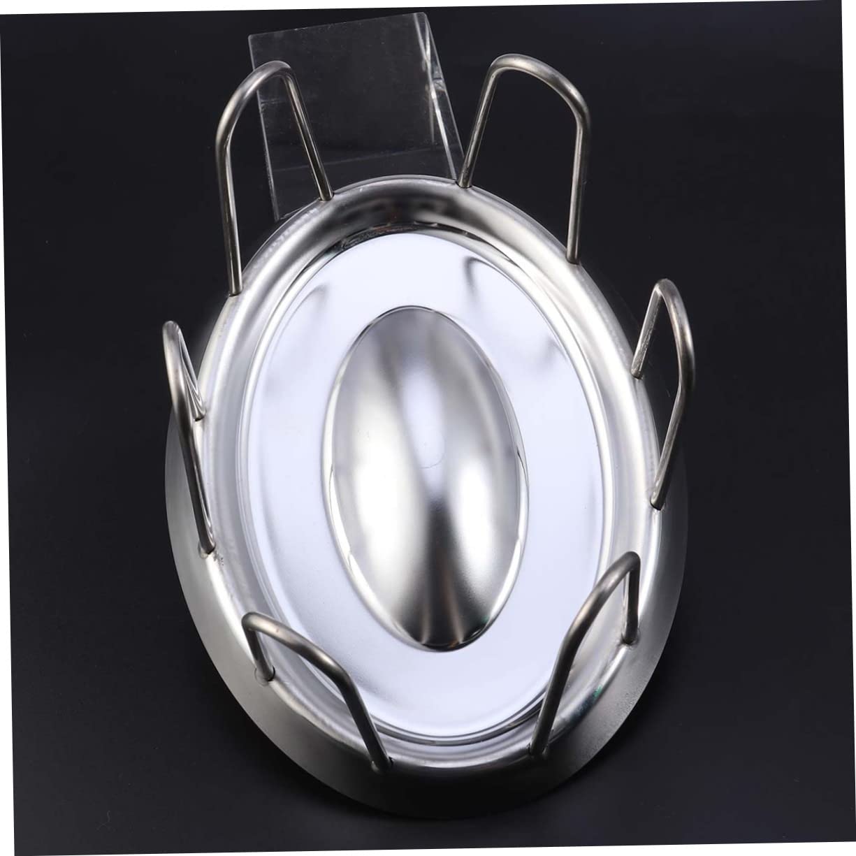 Mipcase Ciotola per Cibo per Tartarughe con Ringhiera Rotonda Ciotola per Tartarughe Design Compatto Facile da Pulire Forniture per Animali Domestici