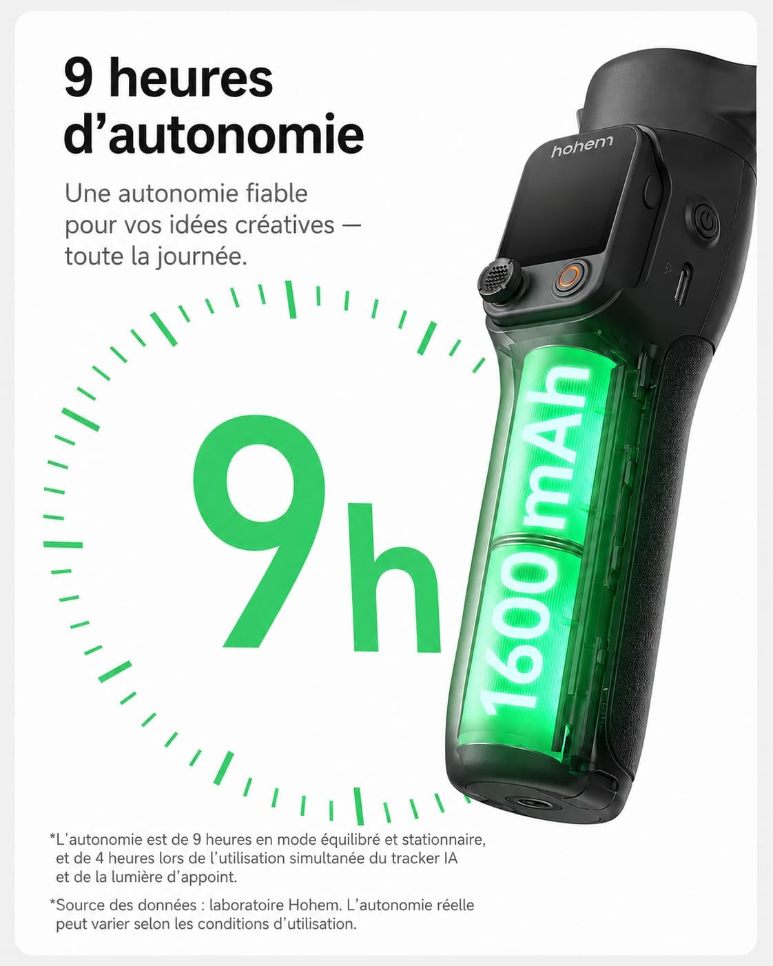stabilisateur smartphone ai – vue détaillée