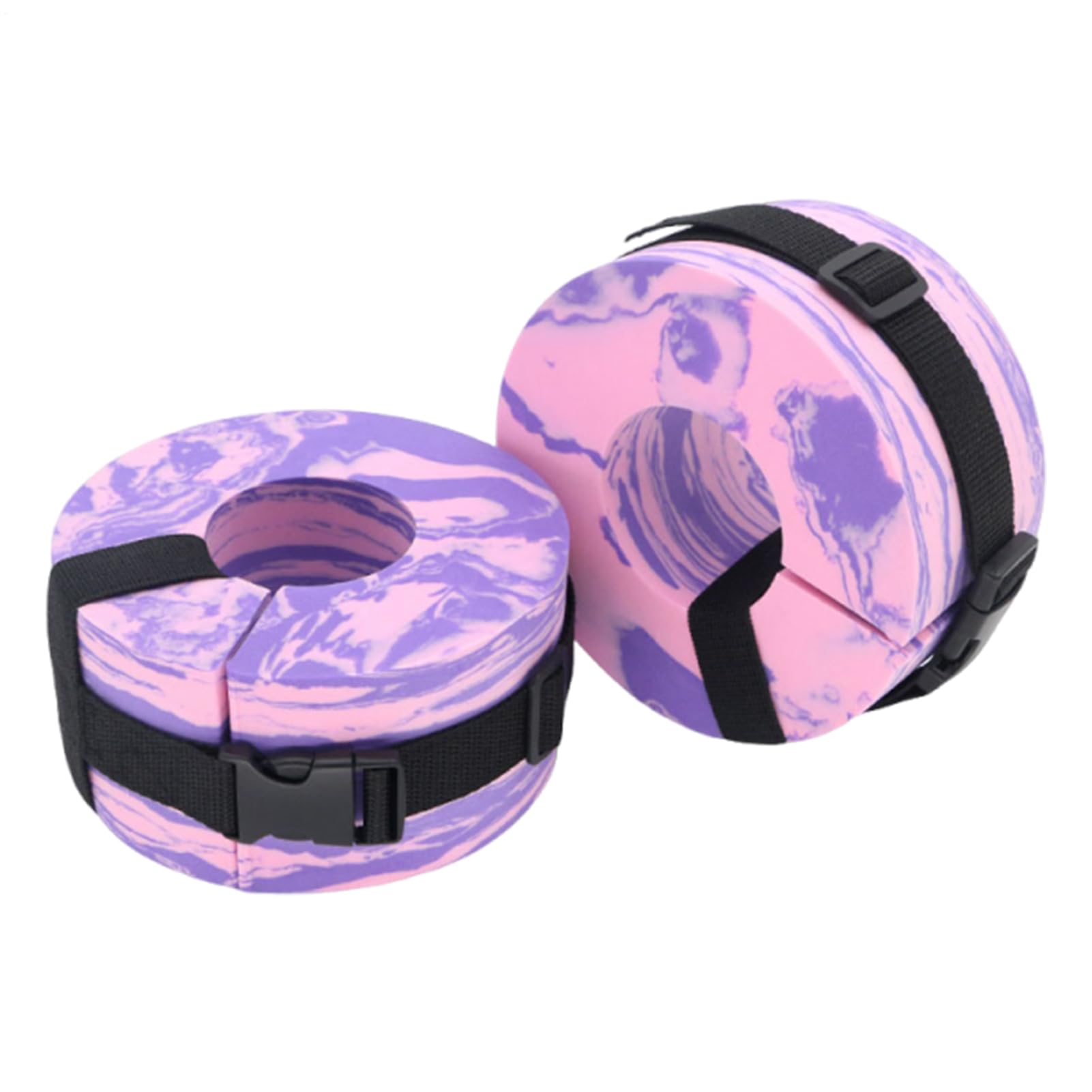 Swim Aquatic Cuffs, 1 Pair Water Aerobics Float Ring, Adjustable Swimming Ankle Bands Fitness Pool Exercise Weights For Adults Beginners Professionals Athletes