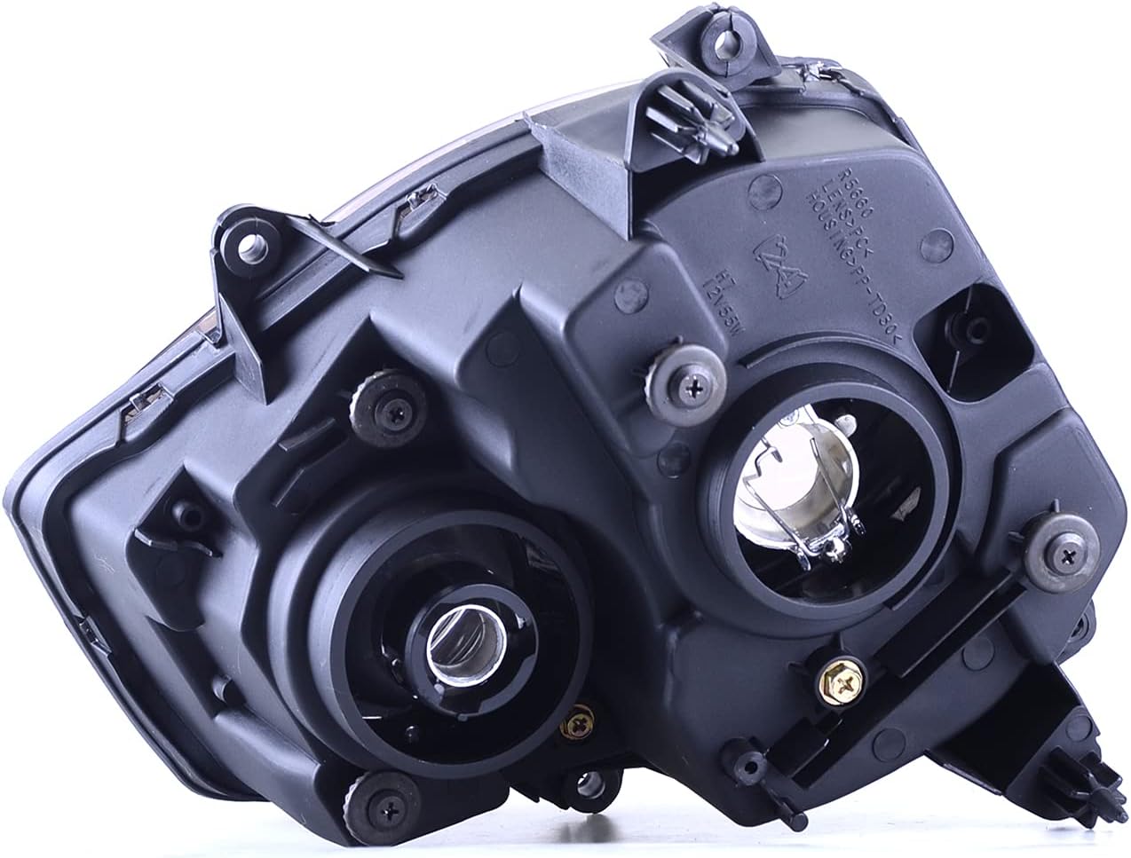 Mallofusa Motorcycle Front Headlight Headlamp Assembly Compatible for Suzuki Hayabusa GSX1300R 1999 2000 2001 2002 2003 2004 2005 2006 2007 Smoke Lens Light (Tawny Shell)