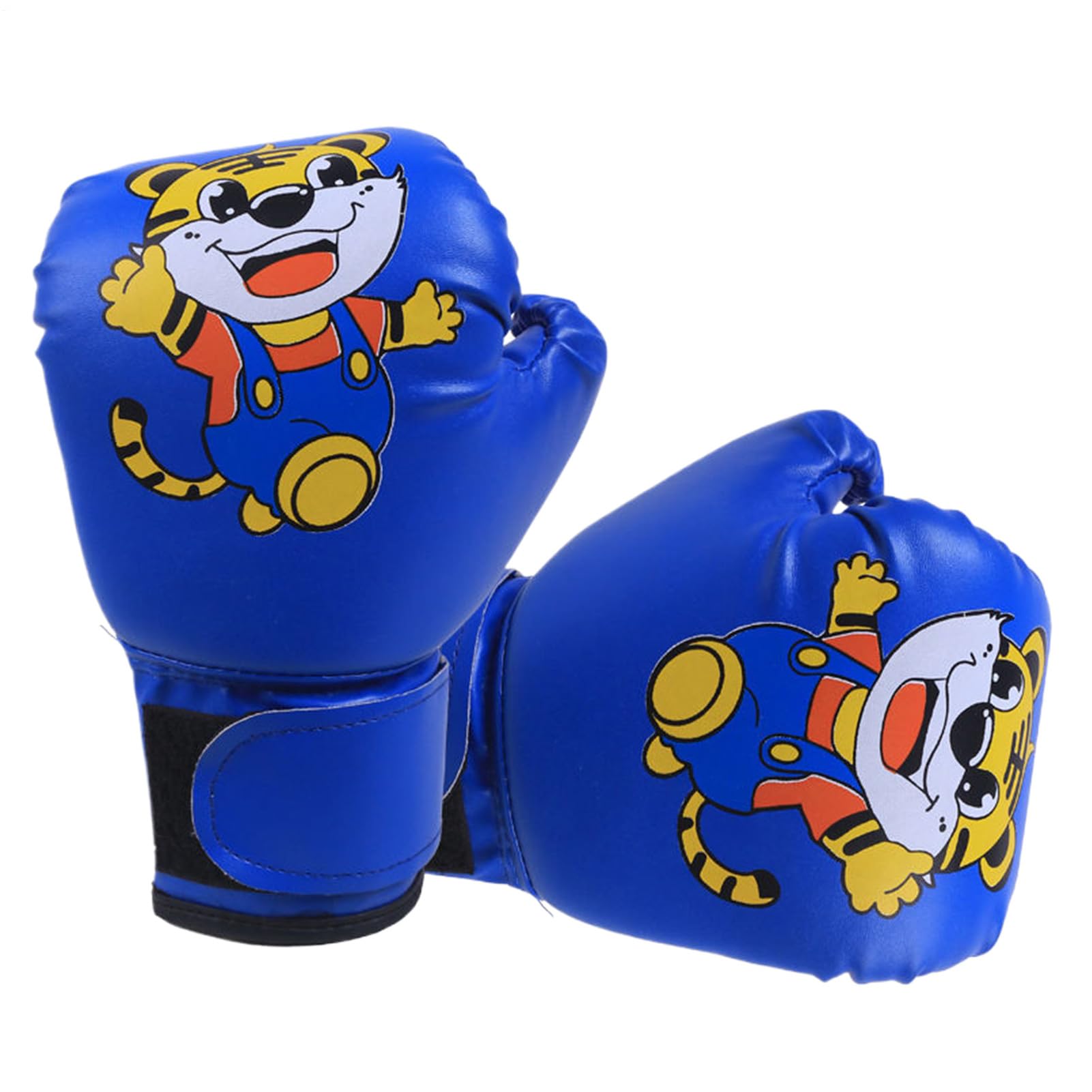 Guantes de boxeo para niños, piel sintética transpirable, con patrón de dibujos animados, guantes de entrenamiento para niños de 3 a 12 años, jóvenes, niños y niñas para saco de boxeo