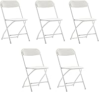 Vista 22 de BTEXPERT Juego de 10 sillas plegables de plástico negro, marco de acero, silla comercial de alta capacidad para eventos, juego ligero para oficina