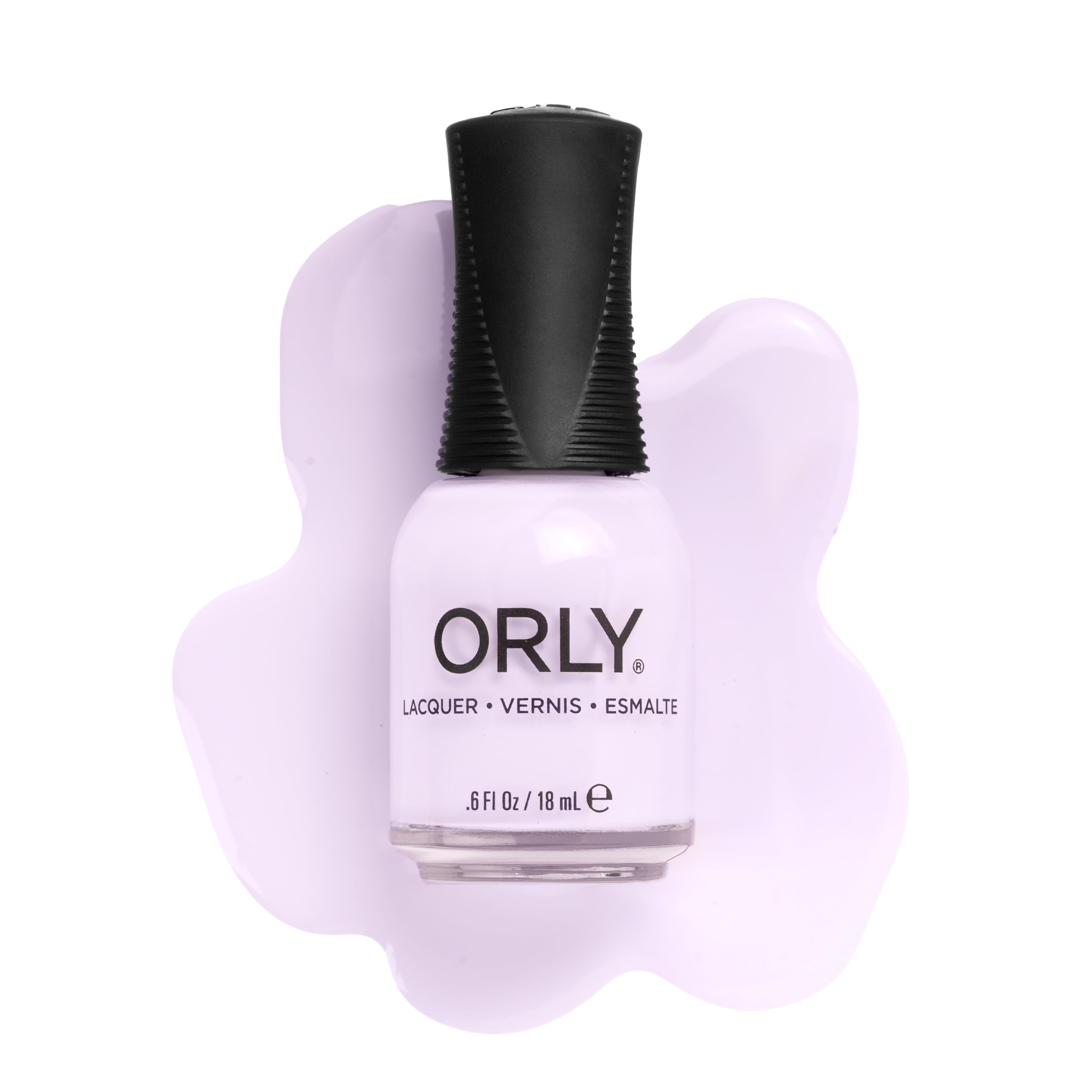 ORLY Pastel Lavender Nail Polish | Cream Finish | Smooth, Even Coverage | Precision Gripper Cap | Vegan & Cruelty-Free (Ube Cloud)