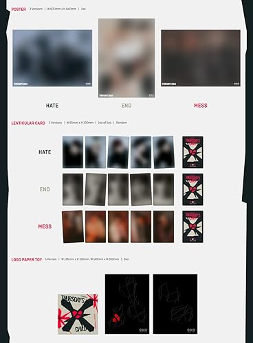 Miniatura 6 de TXT TOMORROW X TOGETHER - minisodio 2: 4º mini álbum infantil del jueves+juego de tarjetas fotográficas adicionales (final ver, 1 póster plegado)