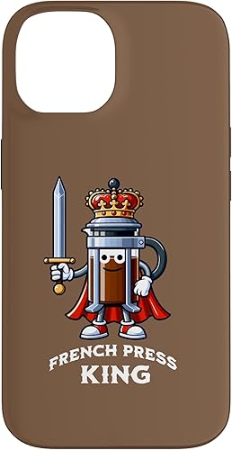 Miniatura 4 de iPhone 16 Plus The French Press King Funny Coffee Maker Lover Case
