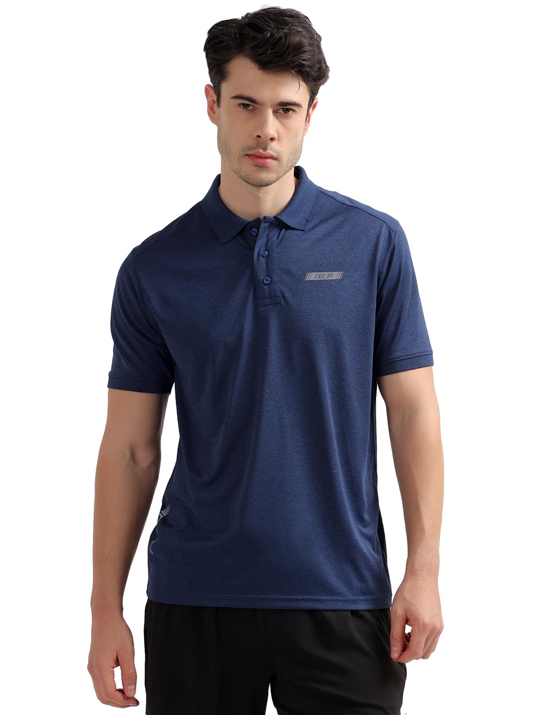 Men's Solid Polo Neck Half Sleeves Regular Fit Casual T-Shirt (P_MTSH00890)-image-47