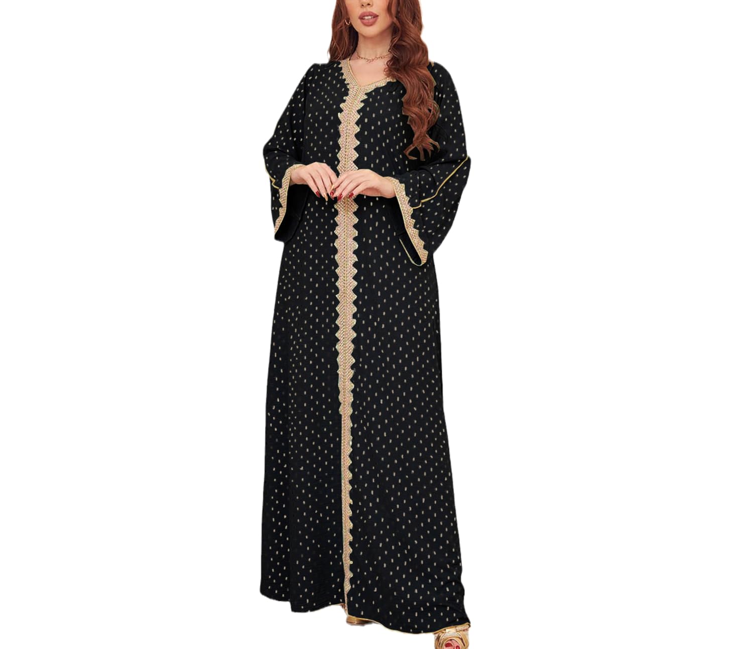 FPOVFPO V-Neck Bronzing Kaftan