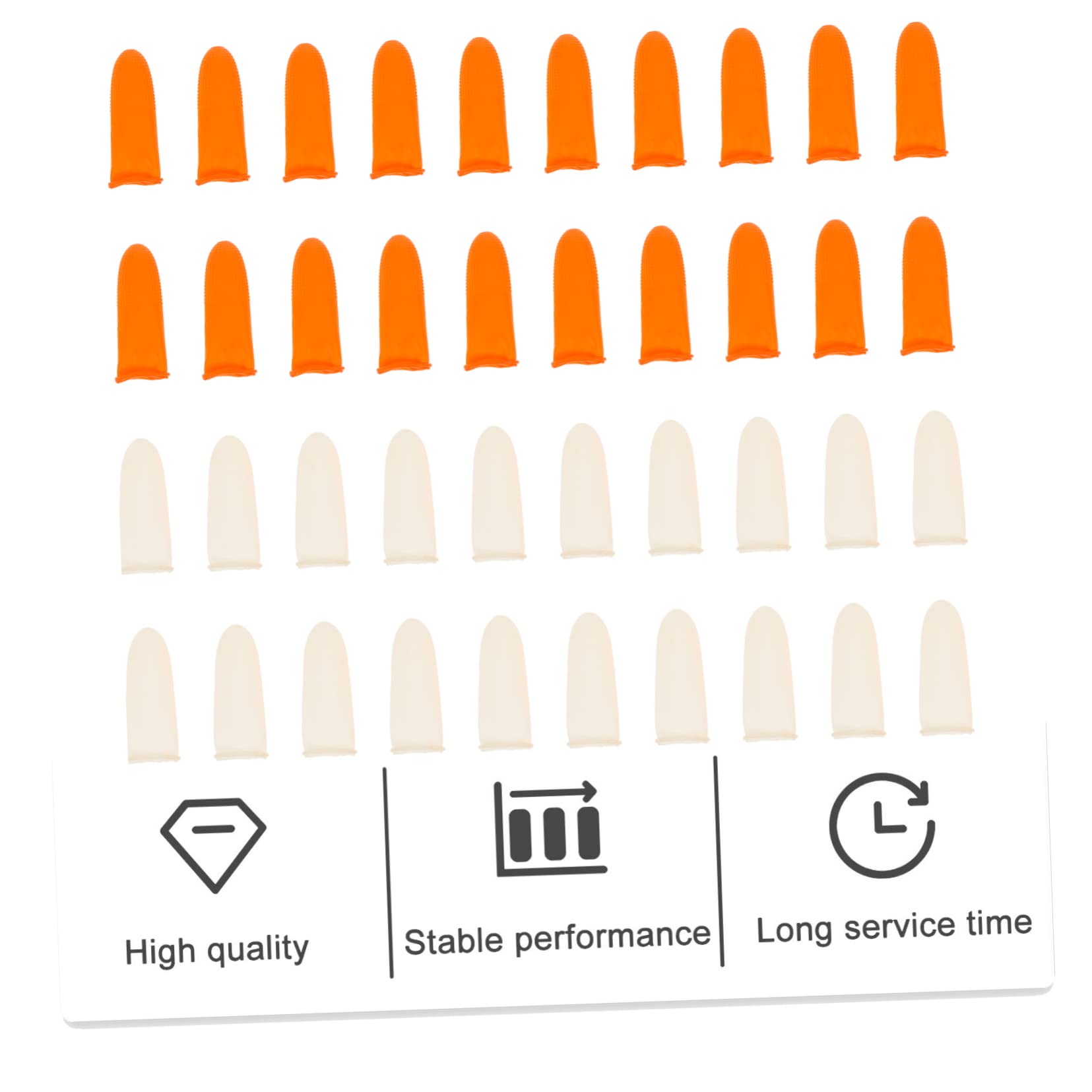 PartyKindom 200Pcs Non Slip Protectors for Cutting Counting and Labor Comfortable Static Covers for Delicate Handling and Workplace Use