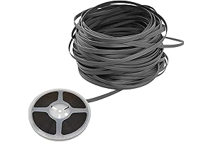 RNYAMOR Dark Grey Synthetic Rattan Repair Material: Repair Broken Rattan Indoors & Outdoors