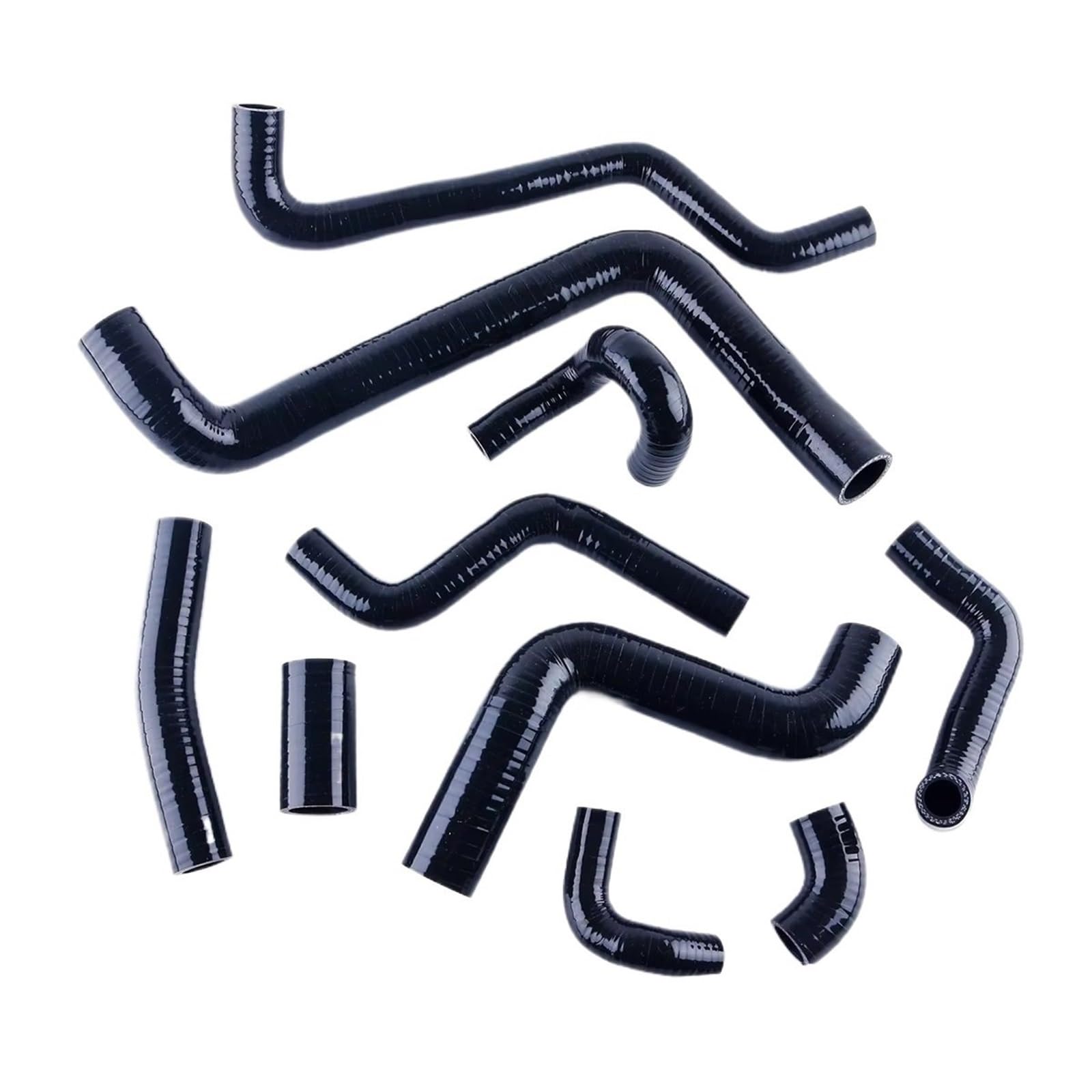 Refrigerante manguitos Compatible Con VW Para Golf Para Jetta MK3 1.9TDI AFN 1900CC 110BHP 110PS 1996 1997 Mangueras De Refrigerante De Silicona Tubos De Radiador | Black