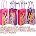 Disney Princess Paradise Reusable Party Favor Goodie Small Gift Bags (12 Bags)