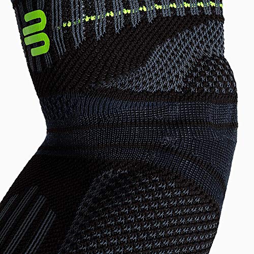 Bauerfeind Sports Elbow Support - Breathable Compression Elbow Brace - Contoured Pads For Inner And Outer Elbow Protection Against Joint Pressure - Air Knit Fabric Washable & Durable (Black, Medium) #TOP2