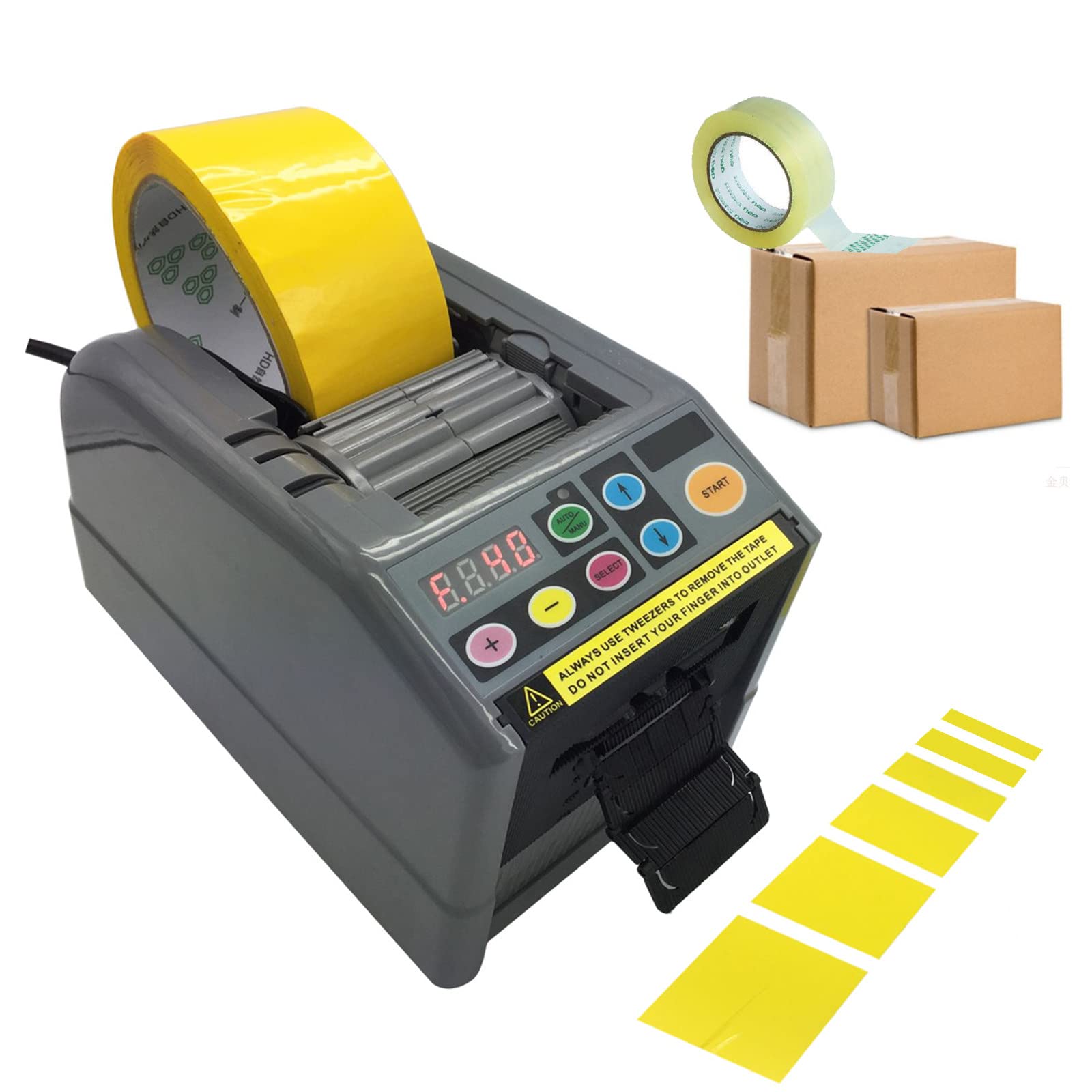 LIMEME Automatic Tape Dispenser, Memory Storage Function, Precise Control of Cutting Length, Max Cutting Length 39''/999mm, Improve Packaging Speed, for Office Warehouse Package Packing