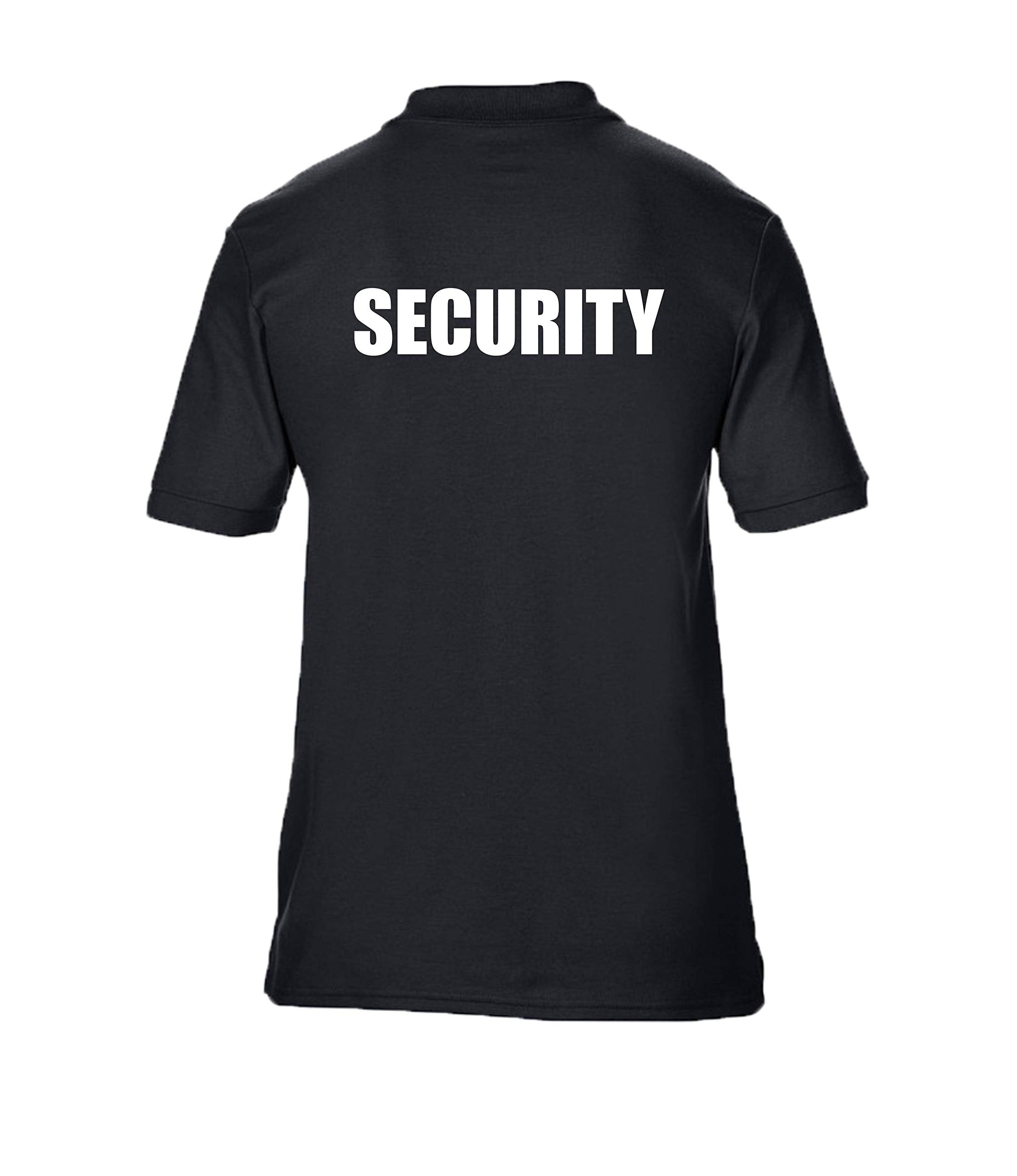 Security Black Polo, Work Wear Security, High Visibility, By Brook Hi Vis, XXXLarge