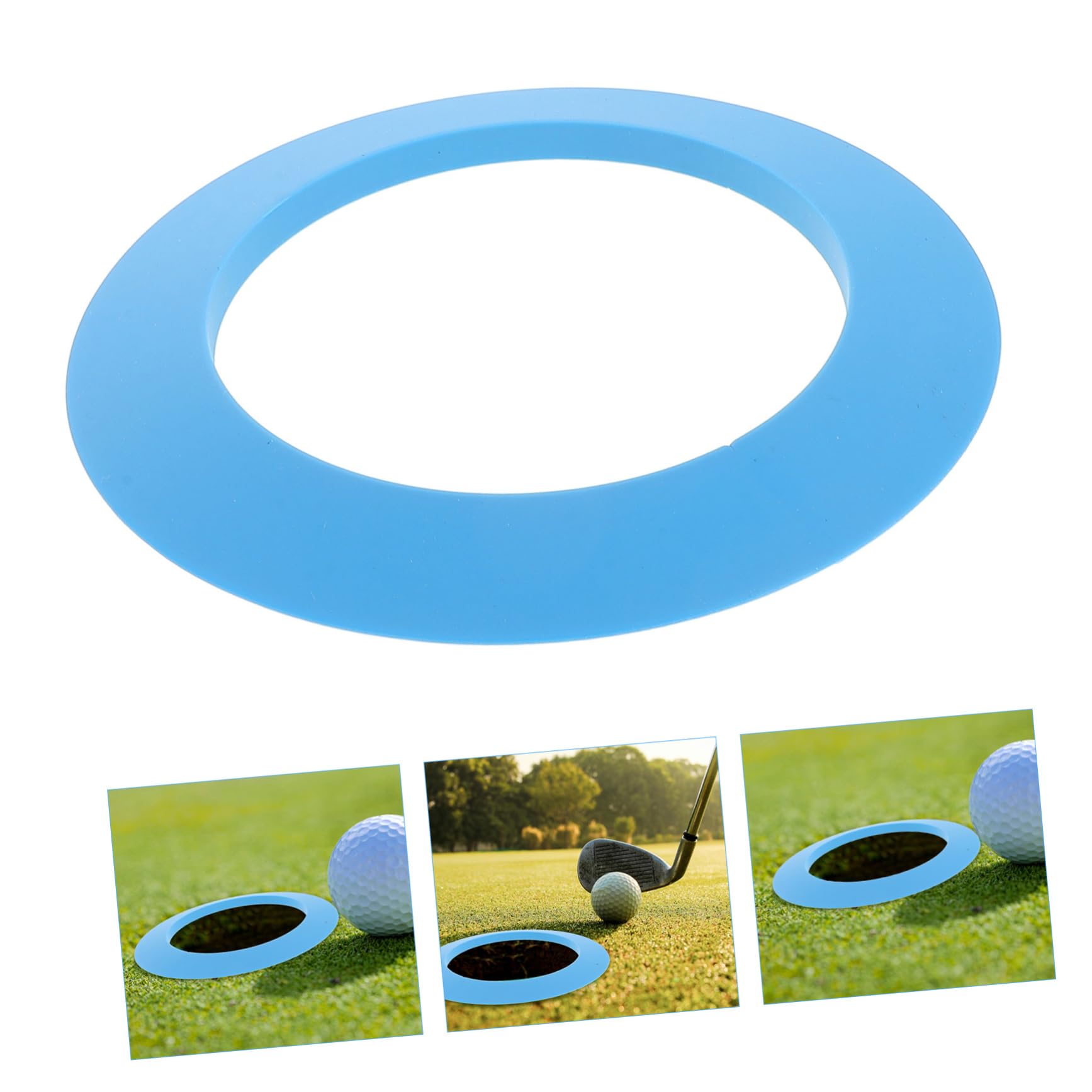 Anneome Golf Putter Training Cup Golfhole Cup Rings for Putting Training Aid Accessories Portable Golf Practice Cup