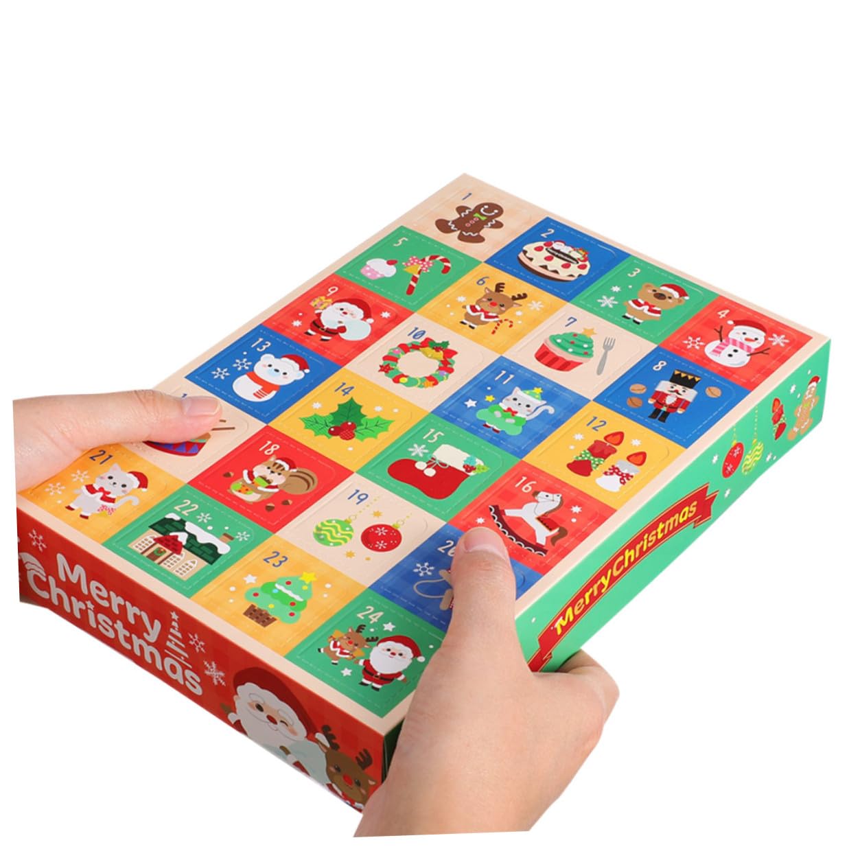 MAGICLULU 15 Piezas Cajas de Calendario de Regresiva para Navidad Cajas Vacías de Calendario de Adviento para Dulces de Bricolaje de Vacaciones para Hacer Regalos