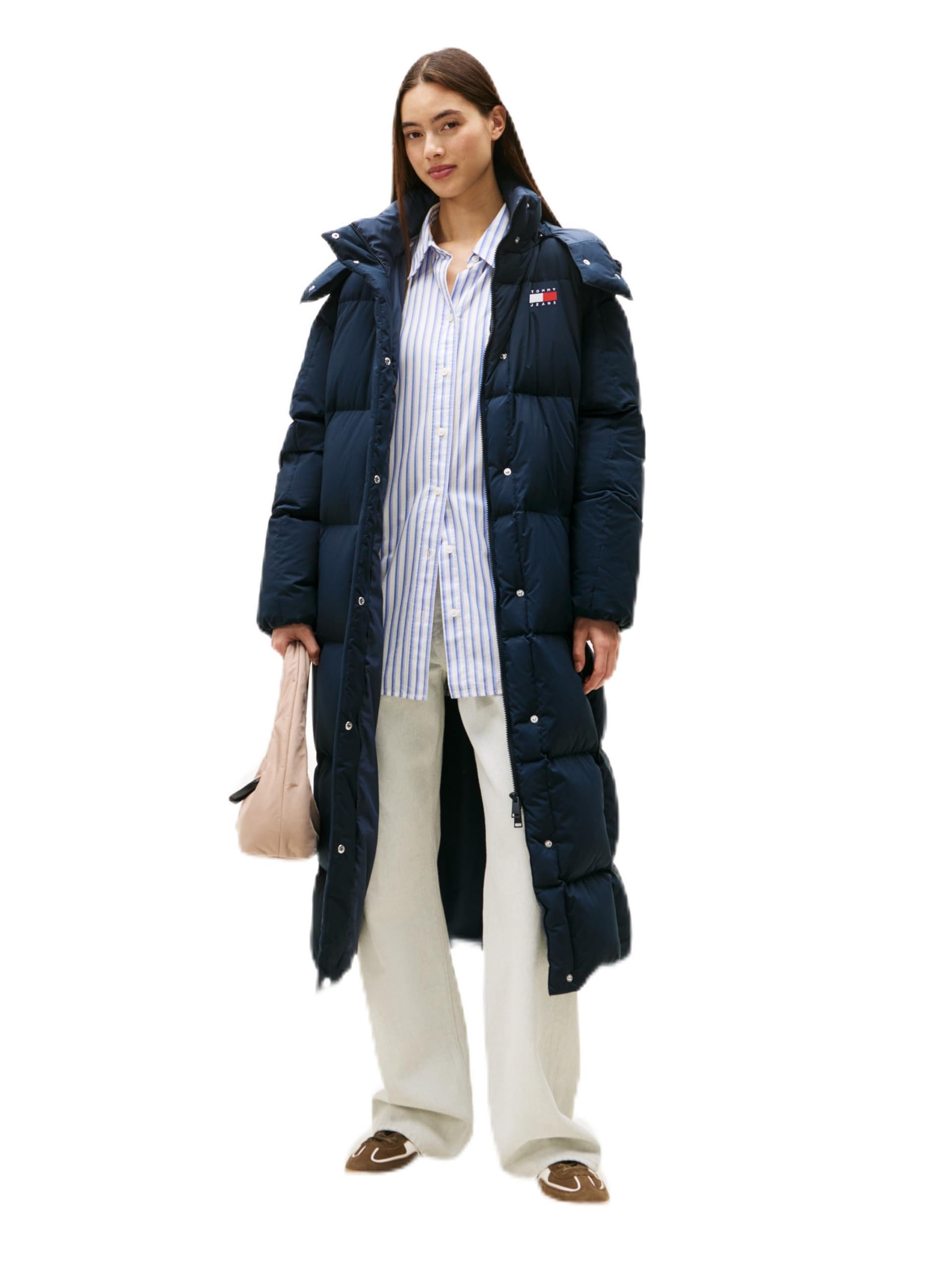 TJW ALASKA GRID DWN MXI COAT EXT Dış Giyim Kadın