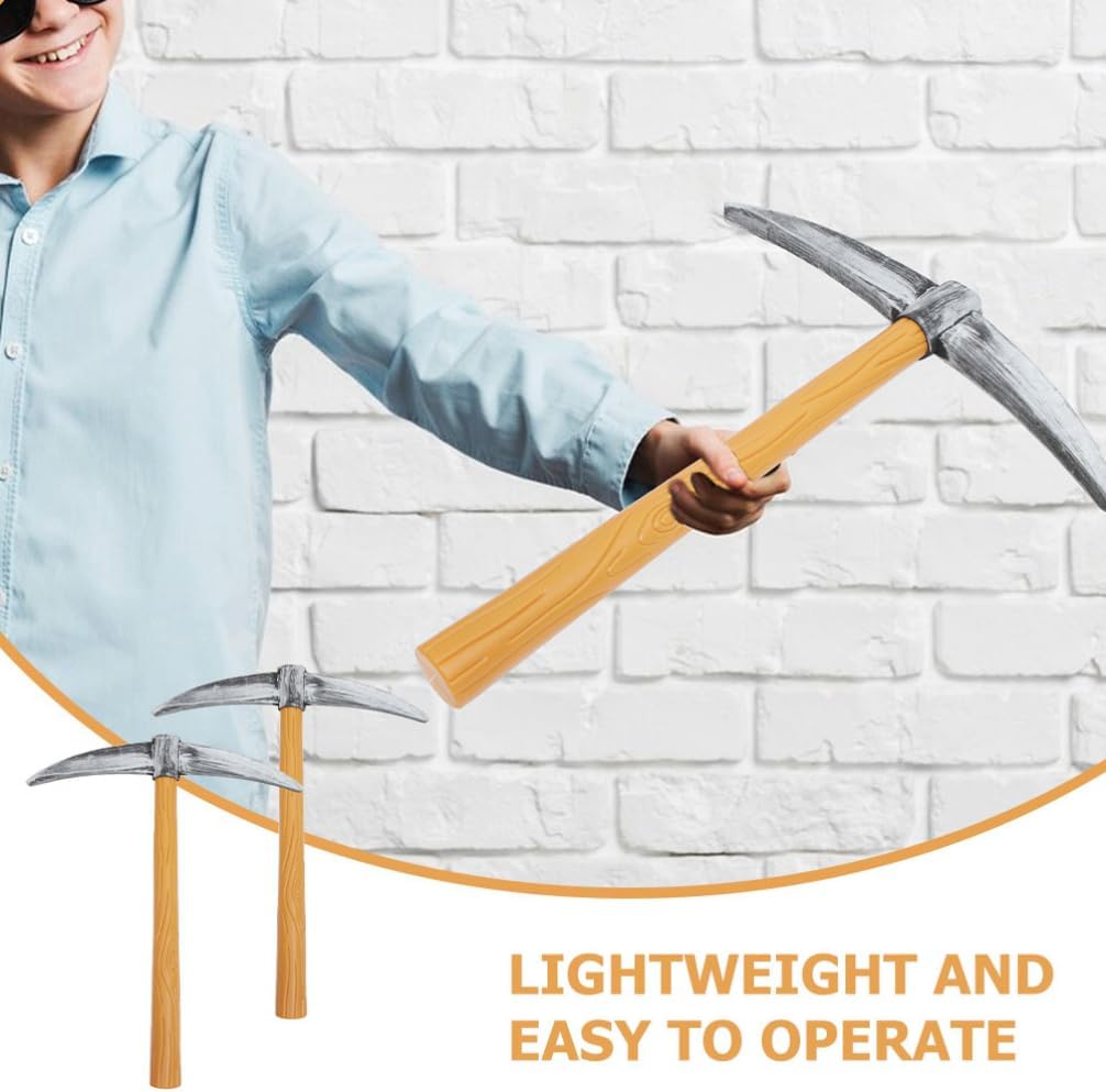 Homoyoyo 6Pcs Pickaxe Toy Dwarf Pickaxe Costume Prop Stage Performance Props Party Favor Supply