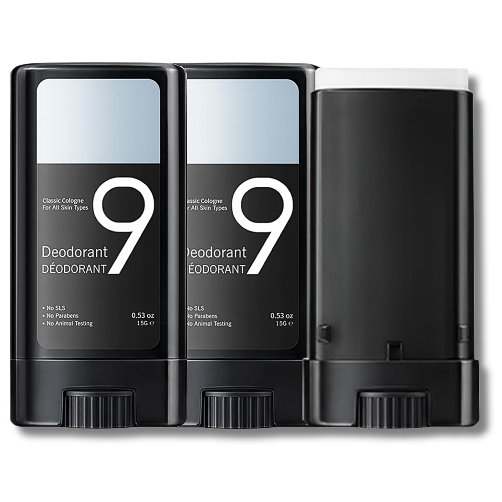 NALACAL Mens Roll On Deodorant 2PCS, Anti White Marks & Yellow Stains Deodorant for Men, Natural & Fresh Scent Roll On Deodorant for Men, Antiperspirant for Men, 24H Sweat Protection Natural Deodorant