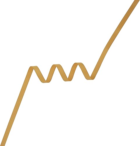 Miniatura 8 de Cinta de grogrén dorada de 38 pulgadas a granel de 100 yardas, rollo de cinta dorada fina para manualidades, cinta de tela dorada antigua sólida