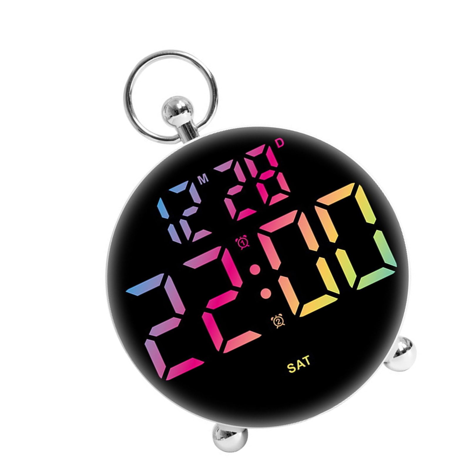 carotoe Contemporary LED Clock with Bright Digital Display and Integrated Functions for Enhances Homes and Work Environment Digital Alarm Clock