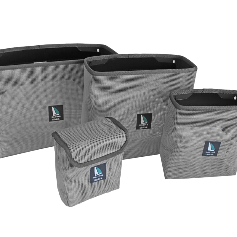 Sail Power Boat Sheet Cockpit Line Organizer for Halyards & Reef Lines Rope Storage Bag