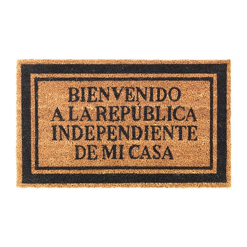 Ikea Felpudo Bienvenidos a la Republica Independiente de mi casa