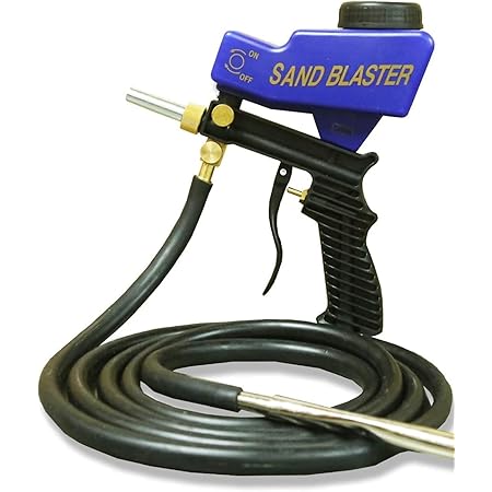 Le Lematec Sand Blaster Gun Kit, Rust Remover and Pain Stripper, Continuous Blasting Sandblasting Equipment. AS118-2 Media Blaster