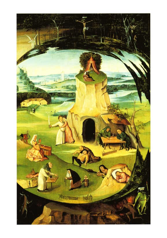Affiche d'archivage Hieronymus Bosch grand format poster encadré mat