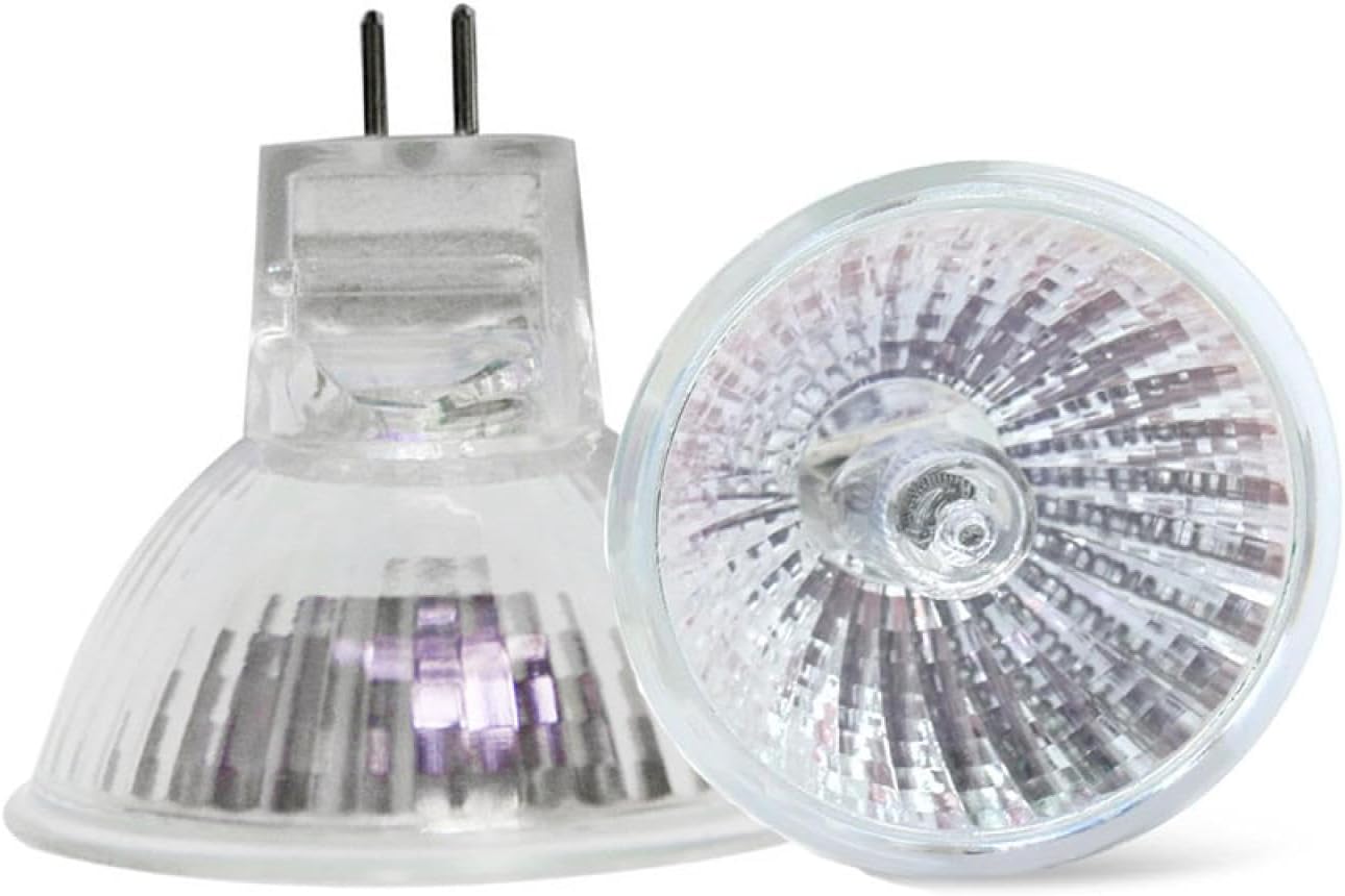 2PC Mr11 Halogen Light Bulbs 12v 5W 10W 20W 35W 50W MR11 GU4 Halogen Spotlight Bulbs Gu4 Bi-pin Base Dimmable Warm White 20W