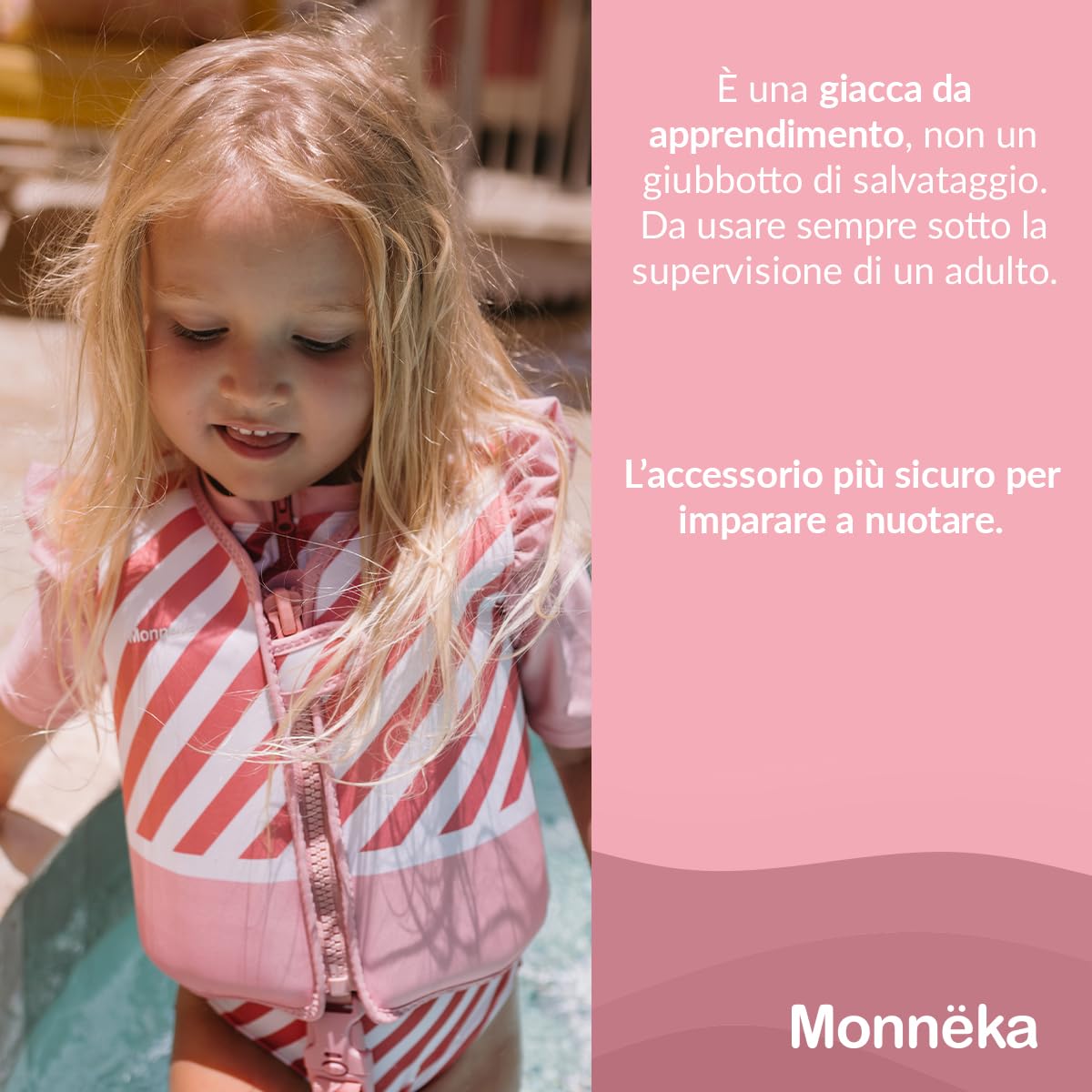 Giubbotto Salvagente Bambino in Neoprene | Gilet da Nuoto Galleggiante per Bambini | Cinghia di Sicurezza Brevettata | Galleggiabilità Regolabile 24 Elementi | 1 a 6 Anni