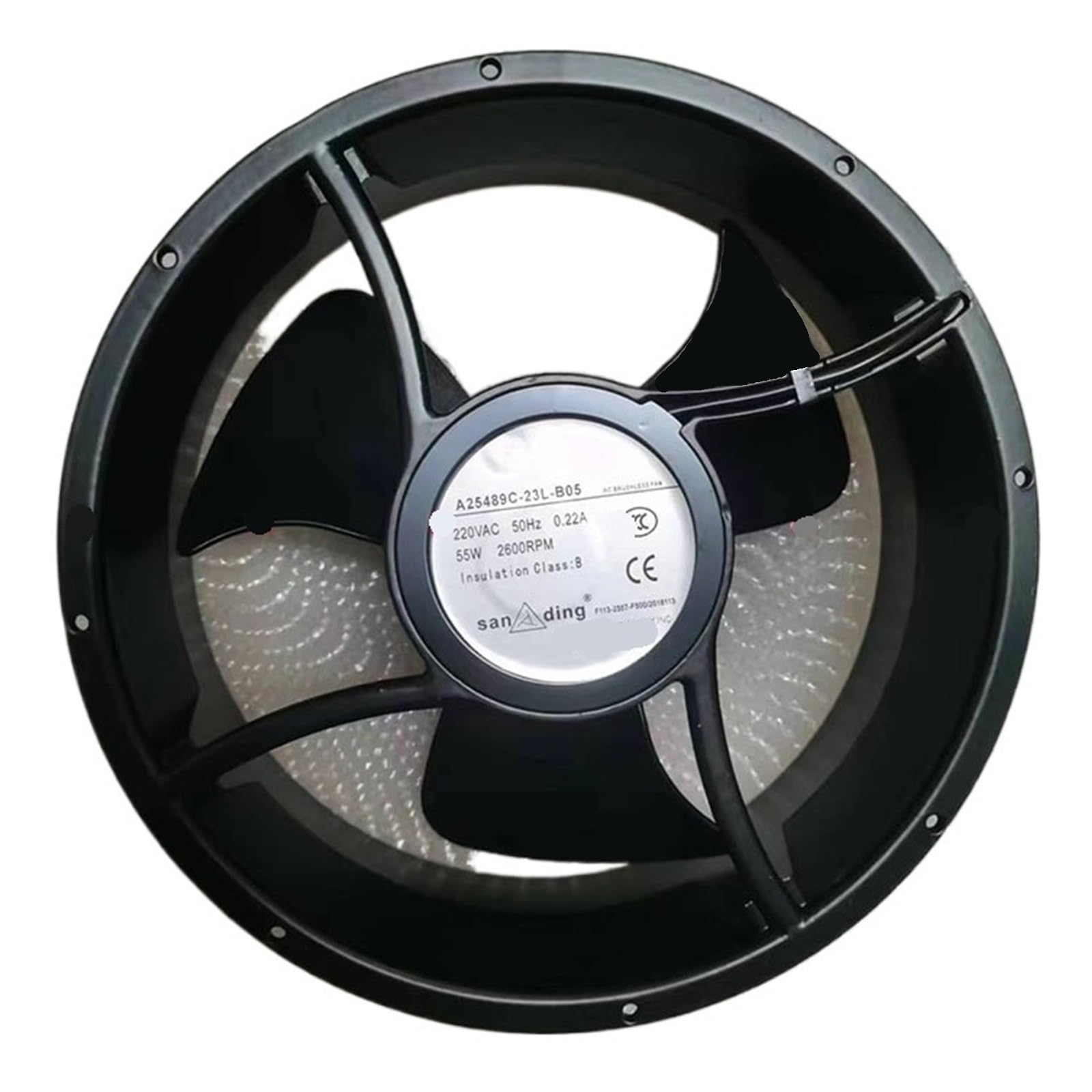 Lzikkgki One Color A25489c-23L-B05 Ac 220V 0.22A 254X254x89mm 2-Wire Cooling Fan
