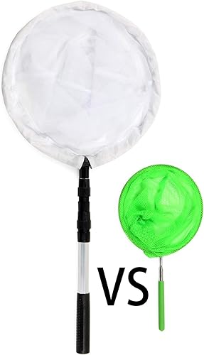 Vista 14 de RESTCLOUD Red de mariposa con anillo de 16 pulgadas, profundidad neta de 36 pulgadas, mango que se extiende hasta 36 pulgadas