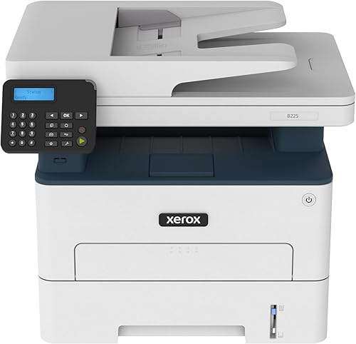Xerox B225DNI All-in-One Printer, Laser, B&W, Wireless, ADF, Letter, Print, Scan, Copy, Energy Star Certified, Up to 36PPM
