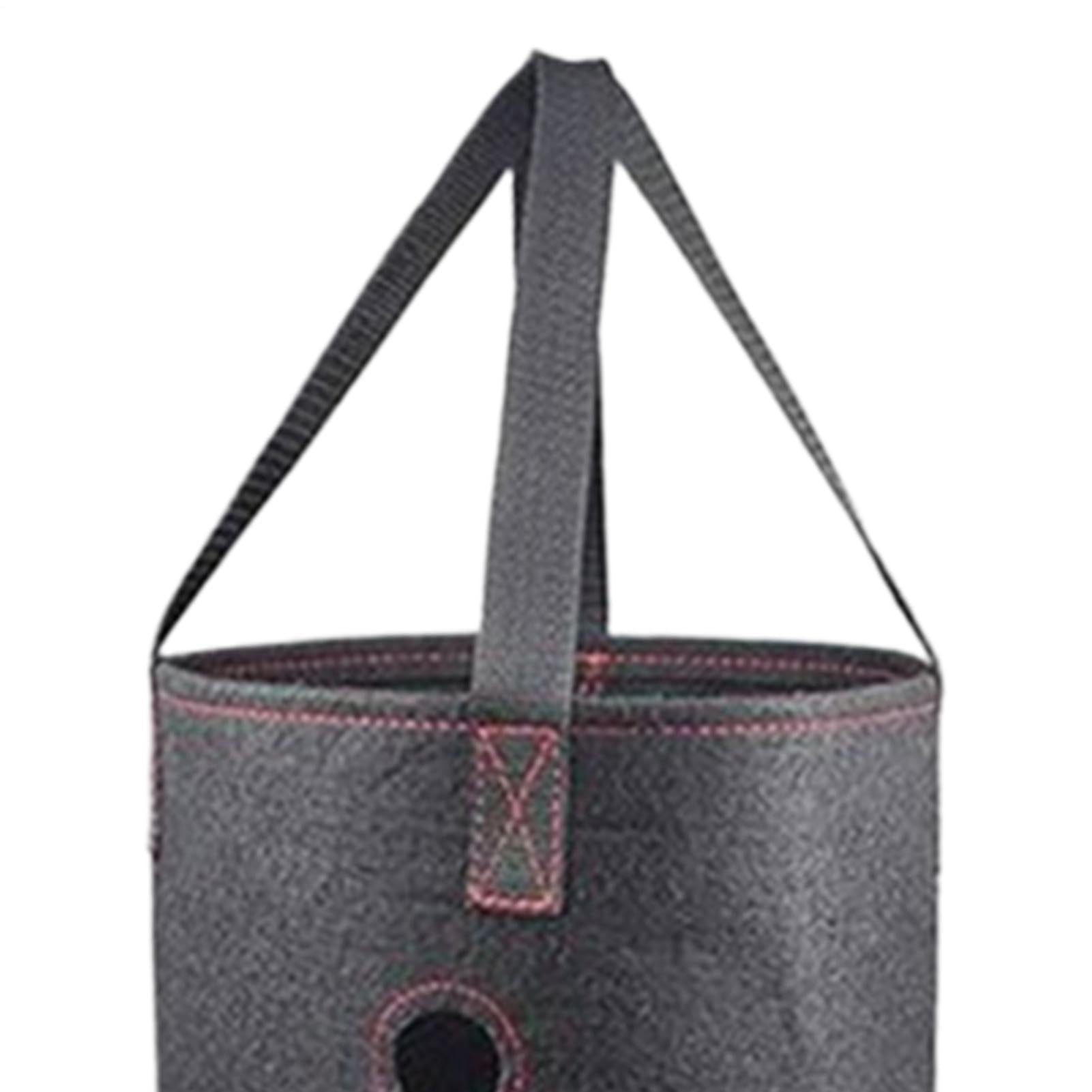 Fioriera da appendere per fragole, 2 sacchetti verticali con 11 tasche per giardinaggio all'aperto, soluzione salvaspazio per balcone e coltivazione di piccoli spazi