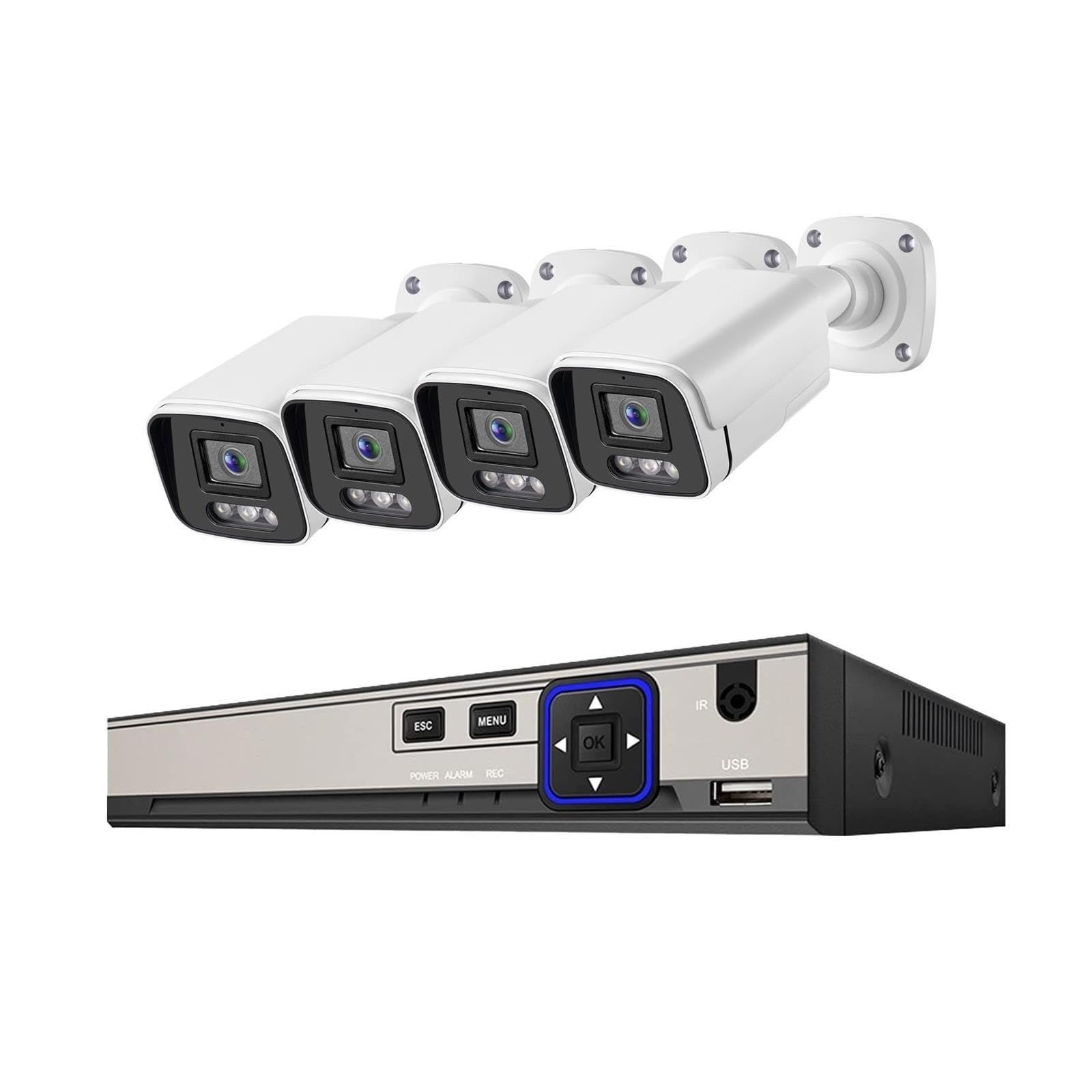 Sistema di telecamere di sicurezza CCTV 4/8/10CH 5MP PoE