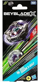 Beyblade X, Pião, Keel Shark 3-60LF - Conjunto de Brinquedo Tipo Ataque, Giro à Direita, Booster Pack - A partir de 8 Anos