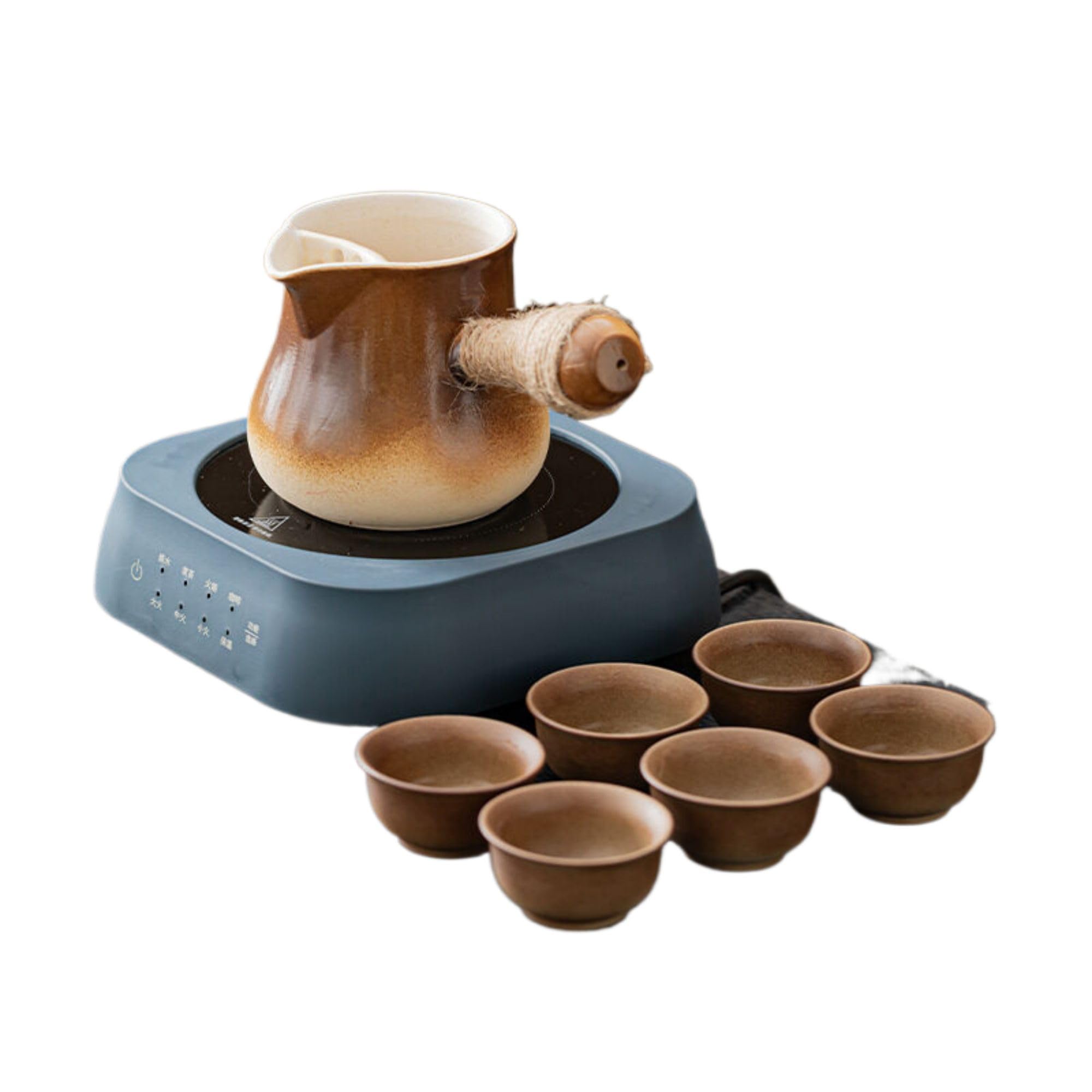Amazon.com: Z212 围炉Portable Hibachi Grill 煮茶器侧把壶