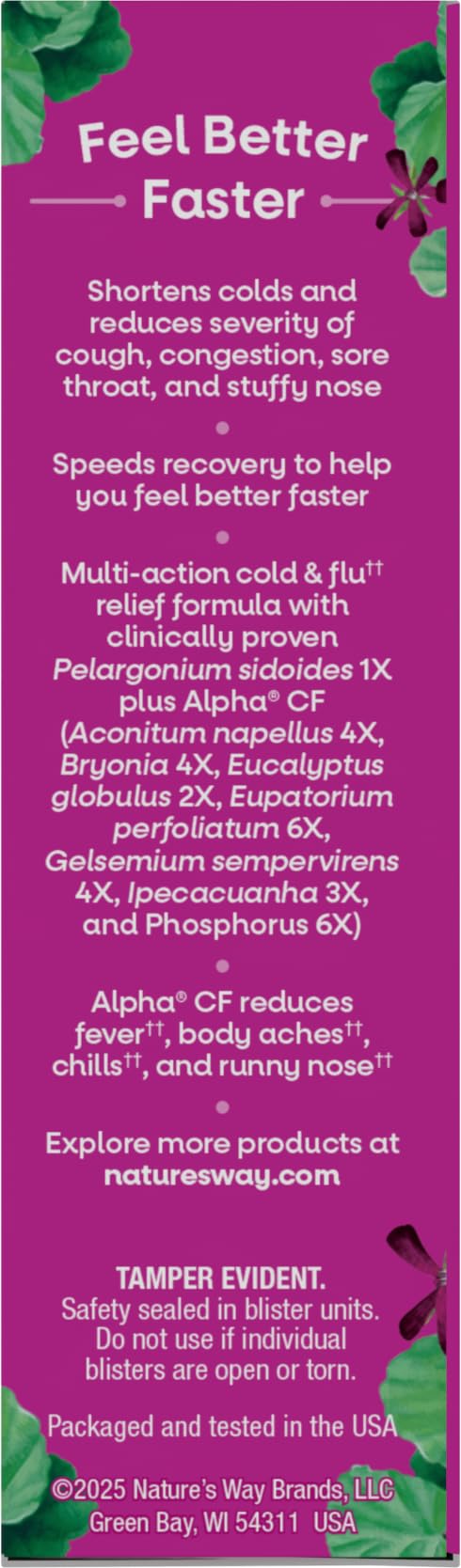 Nature's Way Umcka Cold and Flu Relief Chewables, Non-Drowsy, Berry, 20 ct — Amazon image 9