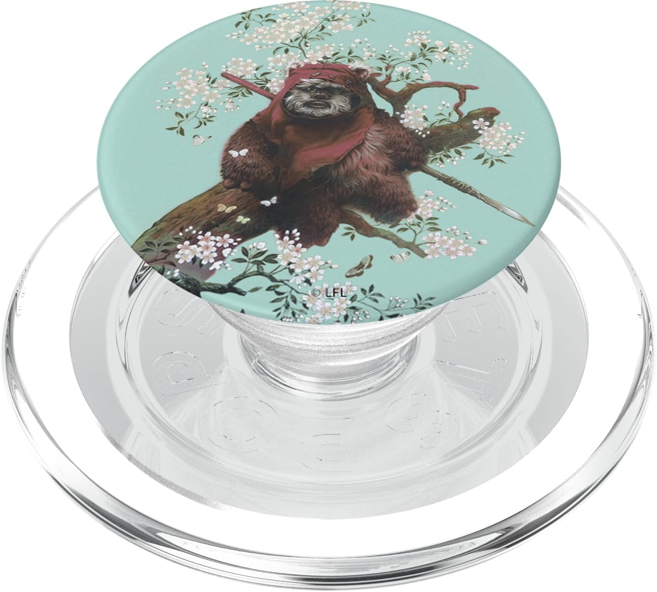 Star Wars Ewok In The Flowers PopSockets PopGrip for MagSafe