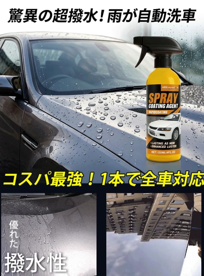 Amazon.co.jp: 【旧車が新車に激変】カー用ナノコーティングスプレー