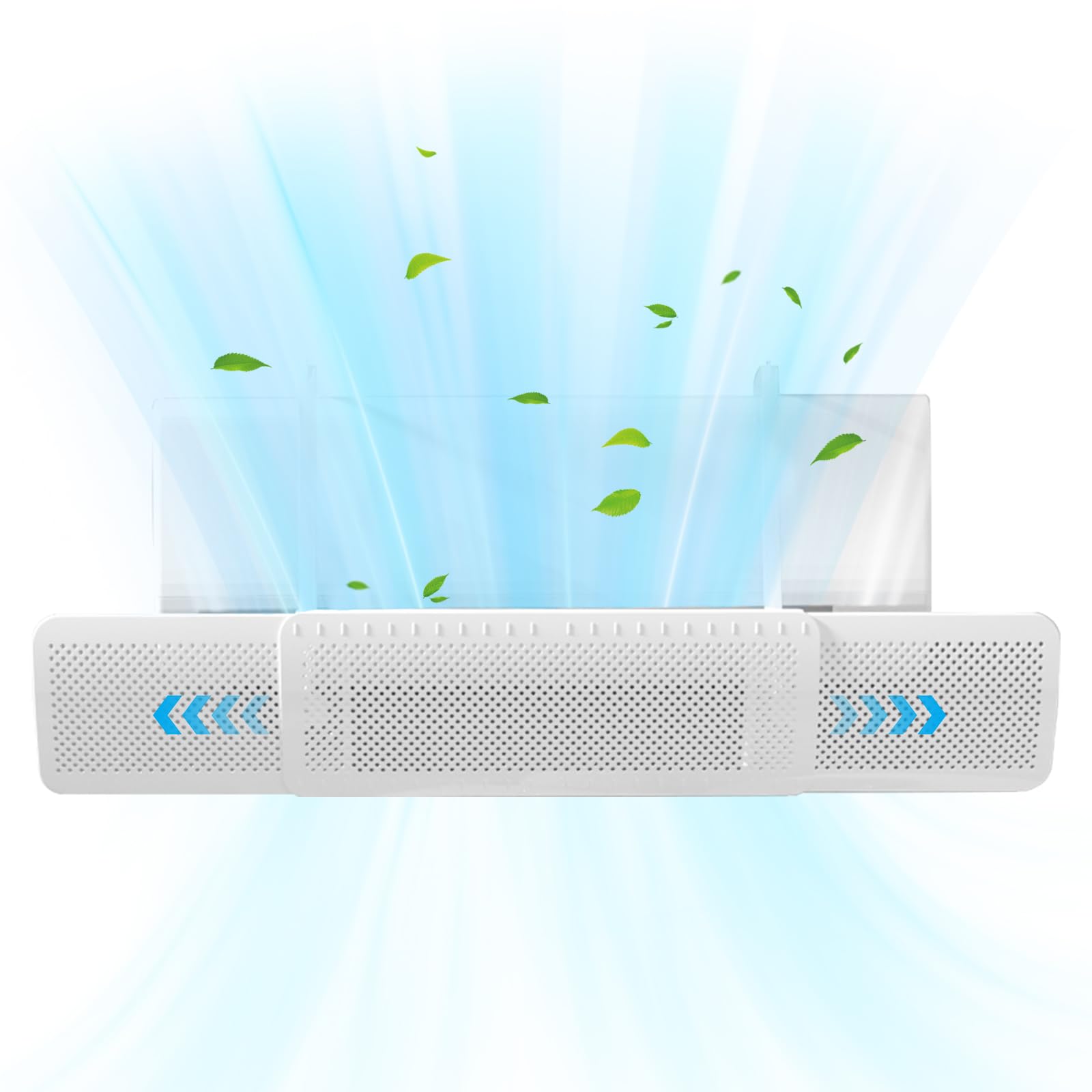 Necomi Adjustable Air Conditioner Deflector, Adjustable AC Air Deflector Suitable for Split Air Conditioners,Anti-Blast/Anti-Direct Blowing Baffle Windshield for Home,Mini-Split